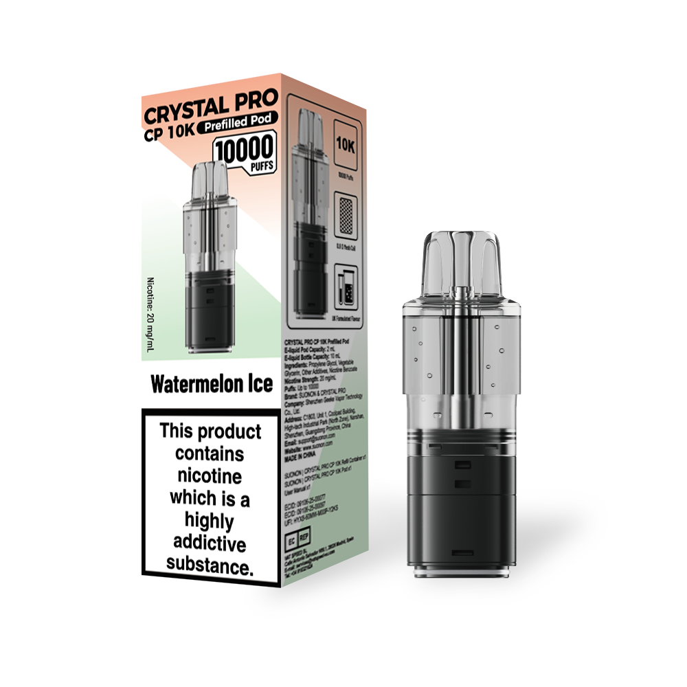 Crystal Pro CP 10k Prefilled Replacement Pods