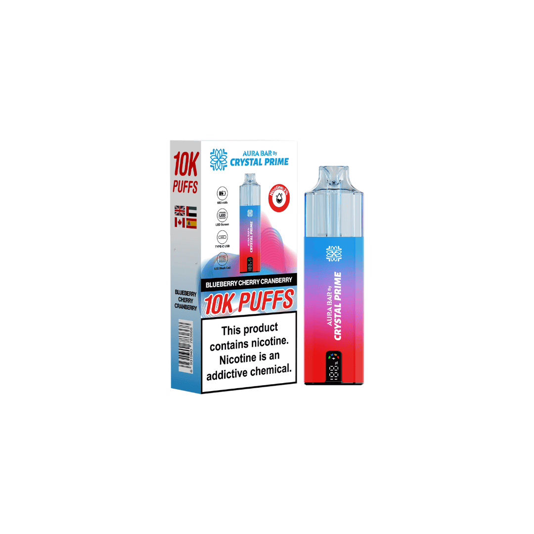 Aura Bar 10k Puffs Prefilled Vape By Crystal Prime