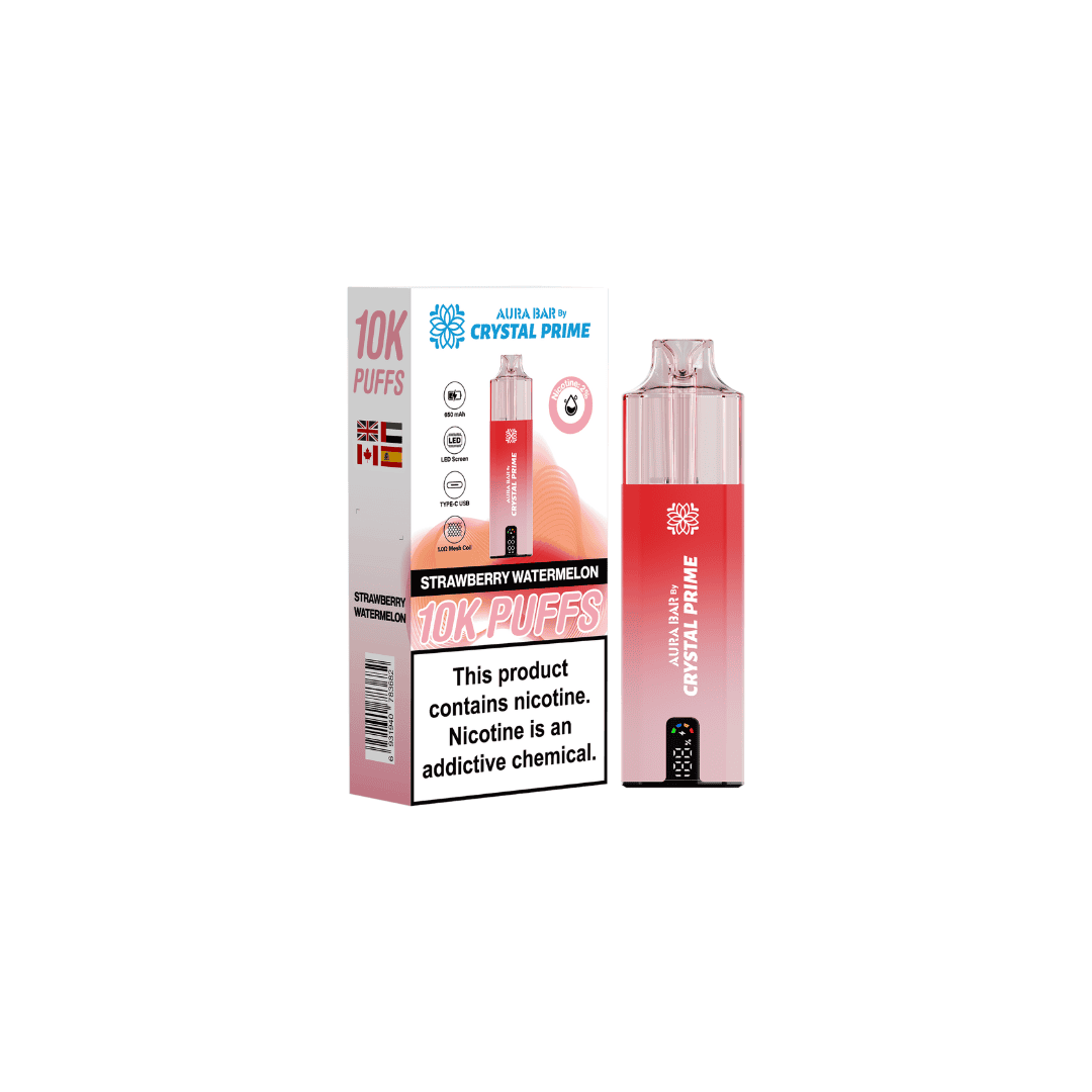 Aura Bar 10k Puffs Prefilled Vape By Crystal Prime