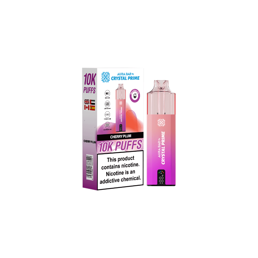 Aura Bar 10k Puffs Prefilled Vape By Crystal Prime
