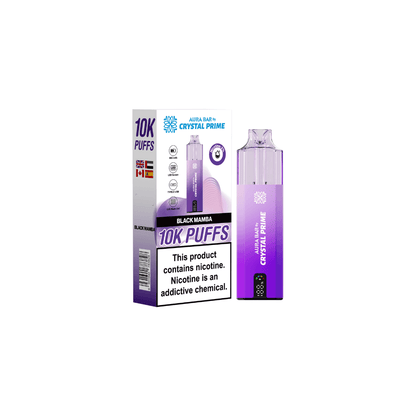 Aura Bar 10k Puffs Prefilled Vape By Crystal Prime