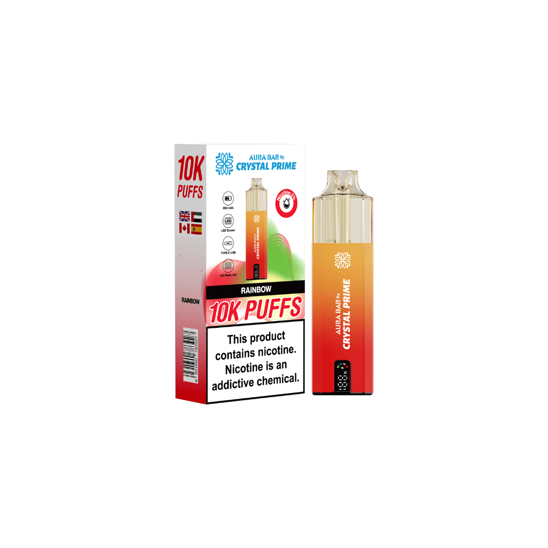 Aura Bar 10k Puffs Prefilled Vape By Crystal Prime