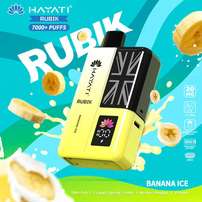 Hayati Rubik 7000 Puffs Prefilled Pod Kit - From £8.50