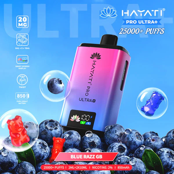 Hayati Pro Ultra Plus 25000 Puffs Prefilled Pod Kit - From £9.99