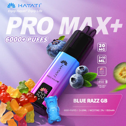Hayati Pro Max Plus 6k Prefilled Pod kit - Starting From £7.87