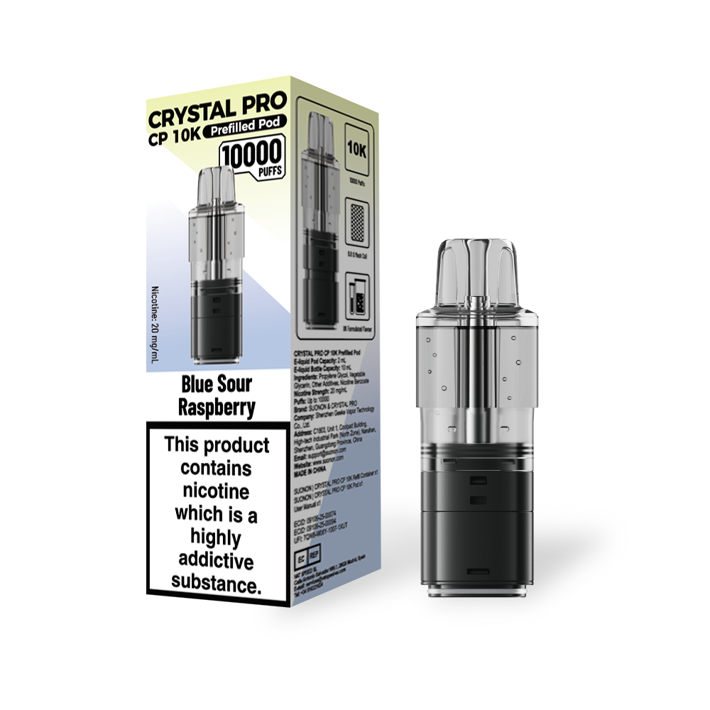 Crystal Pro CP 10k Prefilled Replacement Pods