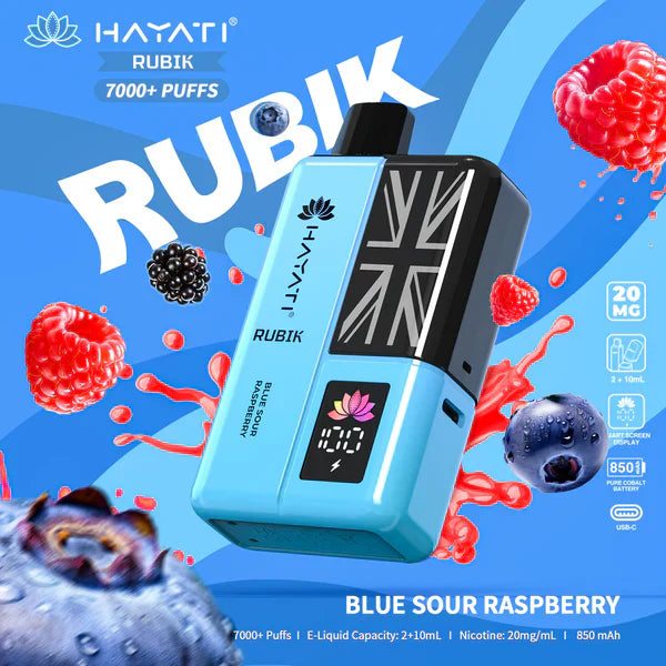 Hayati Rubik 7000 Puffs Prefilled Pod Kit - From £8.50
