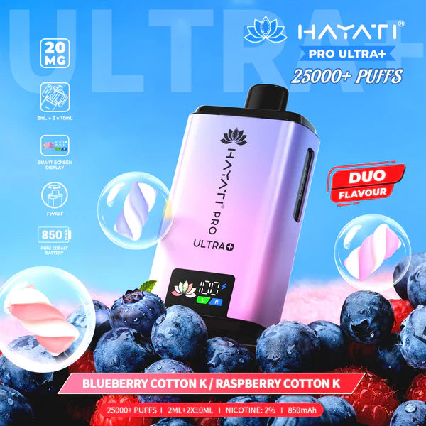Hayati Pro Ultra Plus 25000 Puffs Prefilled Pod Kit - From £9.99
