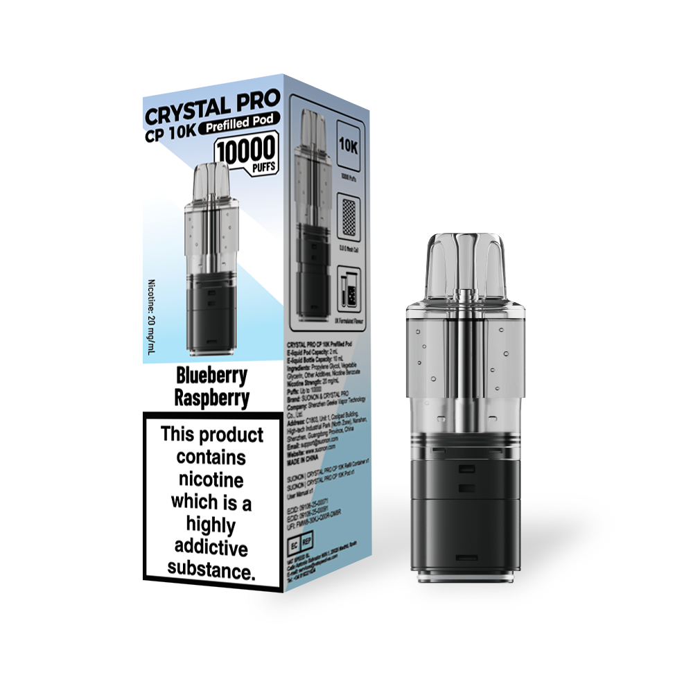 Crystal Pro CP 10k Prefilled Replacement Pods
