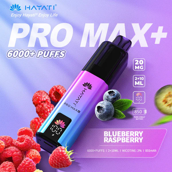 Hayati Pro Max Plus 6k Prefilled Pod kit - Starting From £7.87