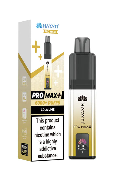 Hayati Pro Max Plus 6k Prefilled Pod kit - Starting From £7.87