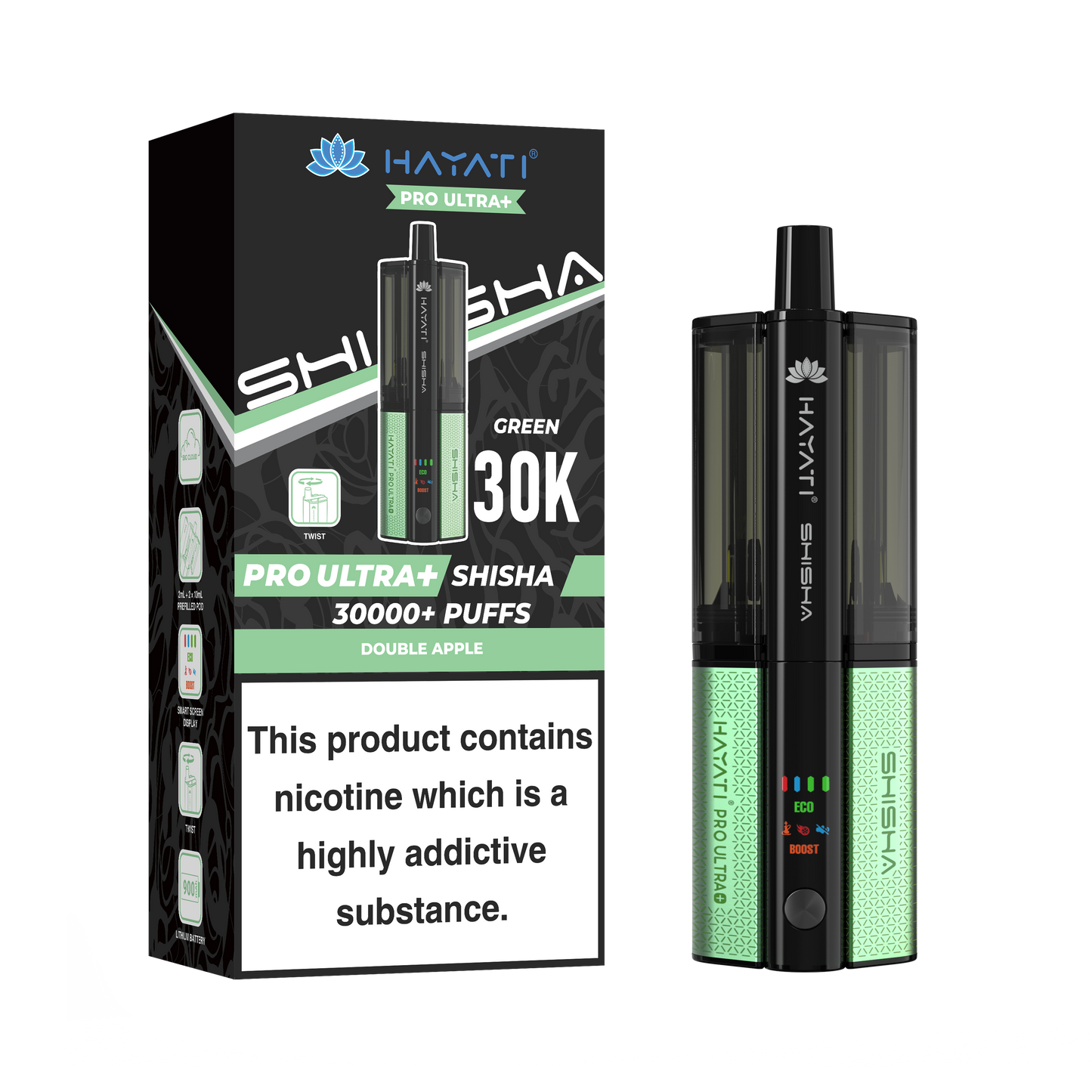 Hayati Shisha 30K Pro Ultra Plus Pod Kit - £10.89
