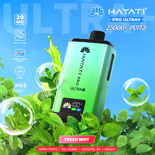 Hayati Pro Ultra Plus 25000 Puffs Prefilled Pod Kit - From £9.99