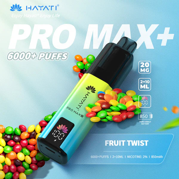 Hayati Pro Max Plus 6k Prefilled Pod kit - Starting From £7.87
