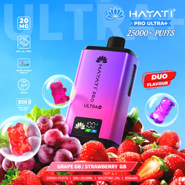 Hayati Pro Ultra Plus 25000 Puffs Prefilled Pod Kit - From £9.99