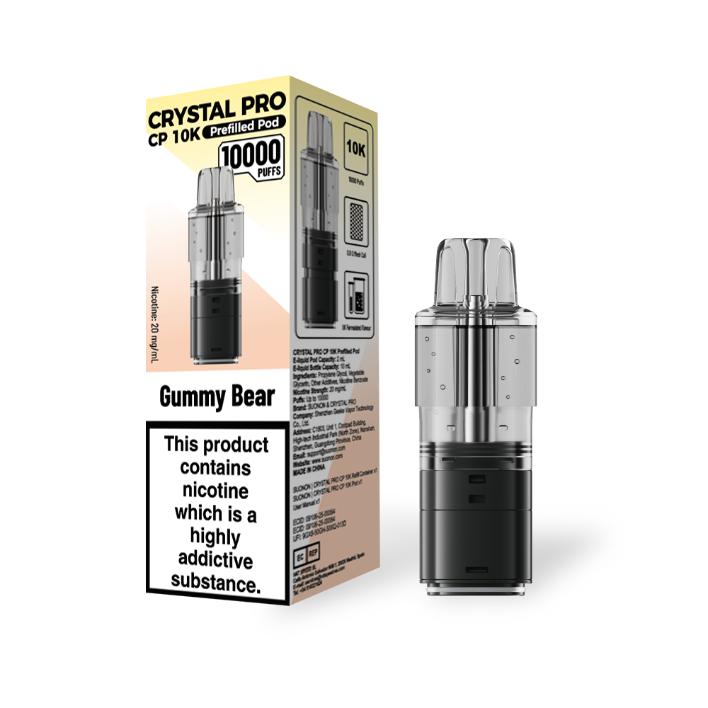 Crystal Pro CP 10k Prefilled Replacement Pods