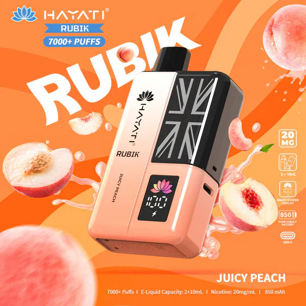 Hayati Rubik 7000 Puffs Prefilled Pod Kit - From £8.50