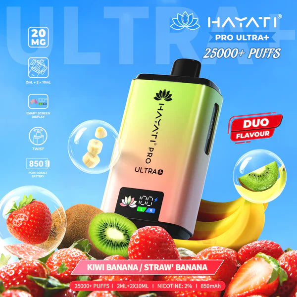 Hayati Pro Ultra Plus 25000 Puffs Prefilled Pod Kit - From £9.99