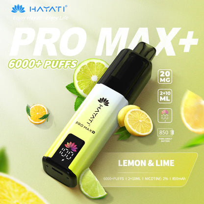 Hayati Pro Max Plus 6k Prefilled Pod kit - Starting From £7.87