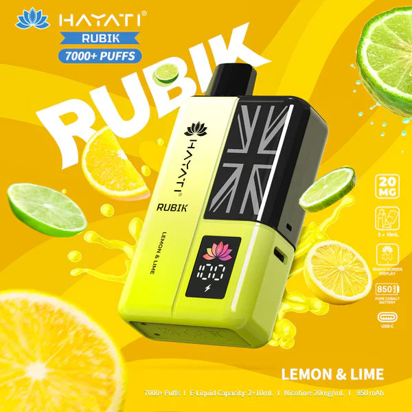Hayati Rubik 7000 Puffs Prefilled Pod Kit - From £8.50