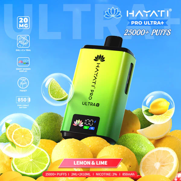 Hayati Pro Ultra Plus 25000 Puffs Prefilled Pod Kit - From £9.99