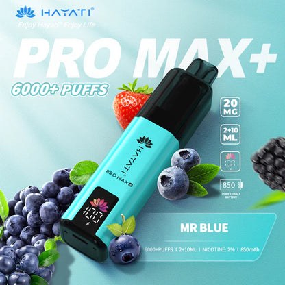 Hayati Pro Max Plus 6k Prefilled Pod kit - Starting From £7.87