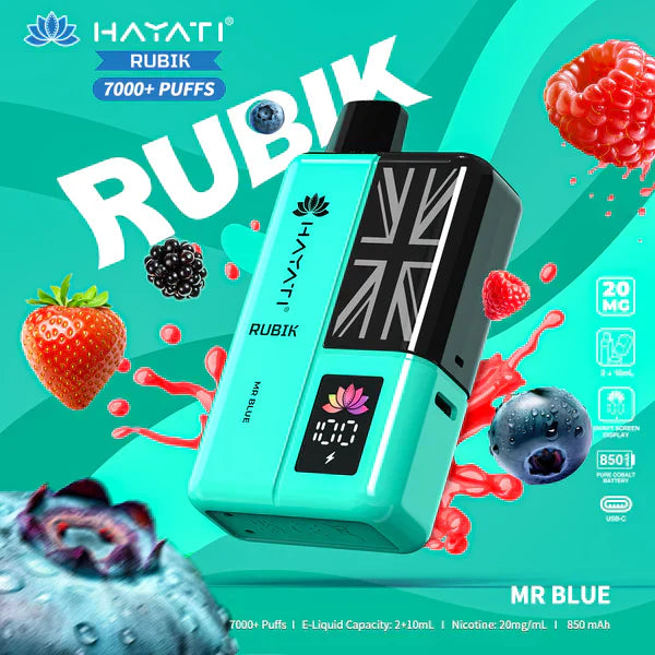 Hayati Rubik 7000 Puffs Prefilled Pod Kit - From £8.50