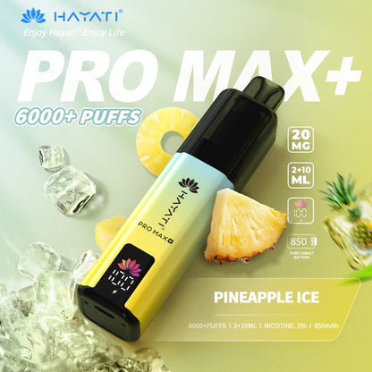 Hayati Pro Max Plus 6k Prefilled Pod kit - Starting From £7.87