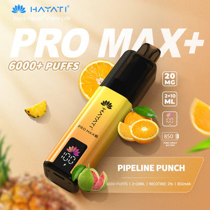 Hayati Pro Max Plus 6k Prefilled Pod kit - Starting From £7.87