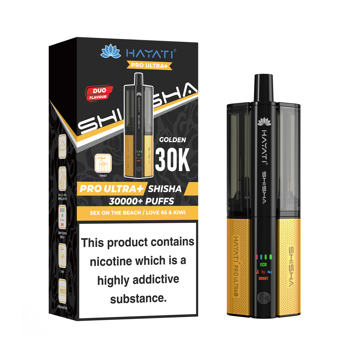 Hayati Shisha 30K Pro Ultra Plus Pod Kit - £10.89