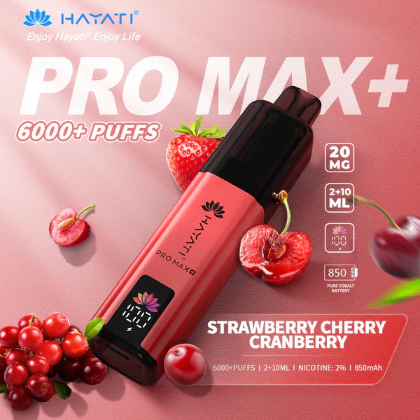 Hayati Pro Max Plus 6k Prefilled Pod kit - Starting From £7.87