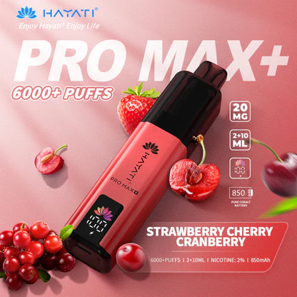 Hayati Pro Max Plus 6k Prefilled Pod kit - Starting From £7.87