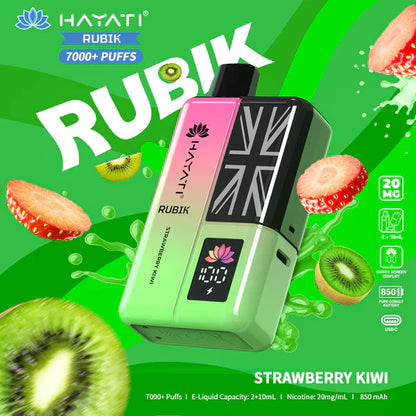 Hayati Rubik 7000 Puffs Prefilled Pod Kit - From £8.50