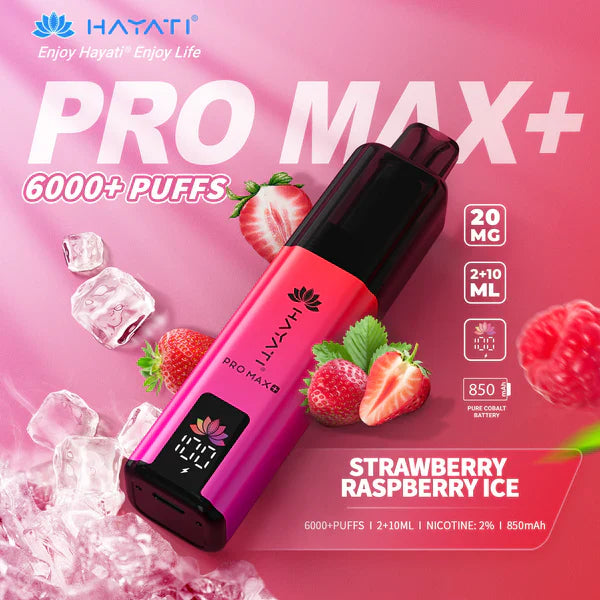 Hayati Pro Max Plus 6k Prefilled Pod kit - Starting From £7.87