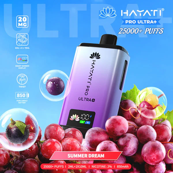 Hayati Pro Ultra Plus 25000 Puffs Prefilled Pod Kit - From £9.99