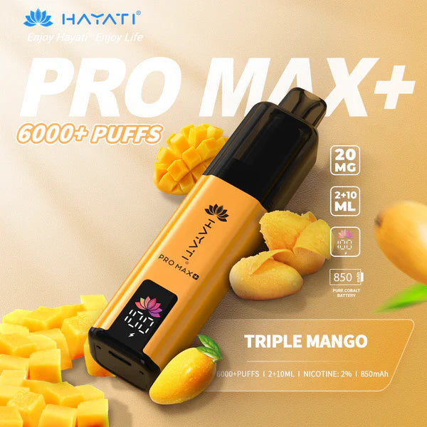 Hayati Pro Max Plus 6k Prefilled Pod kit - Starting From £7.87