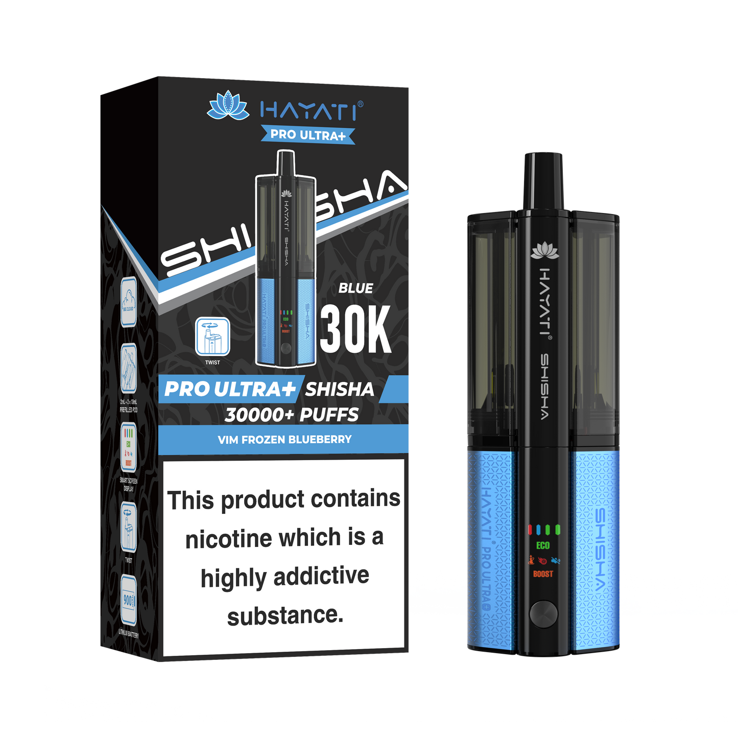 Hayati Shisha 30K Pro Ultra Plus Pod Kit - £10.89