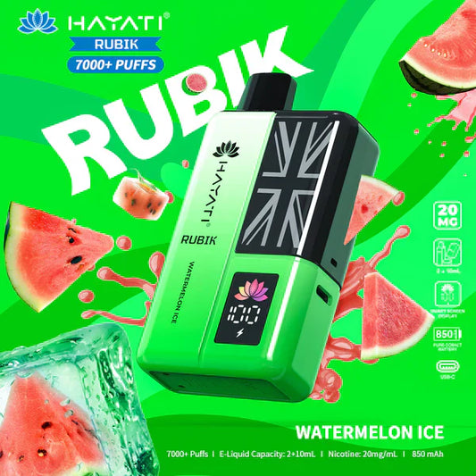 hayati rubik 7000 prefilled pods watermelon Ice flavor