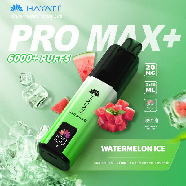 Hayati Pro Max Plus 6k Prefilled Pod kit - Starting From £7.87