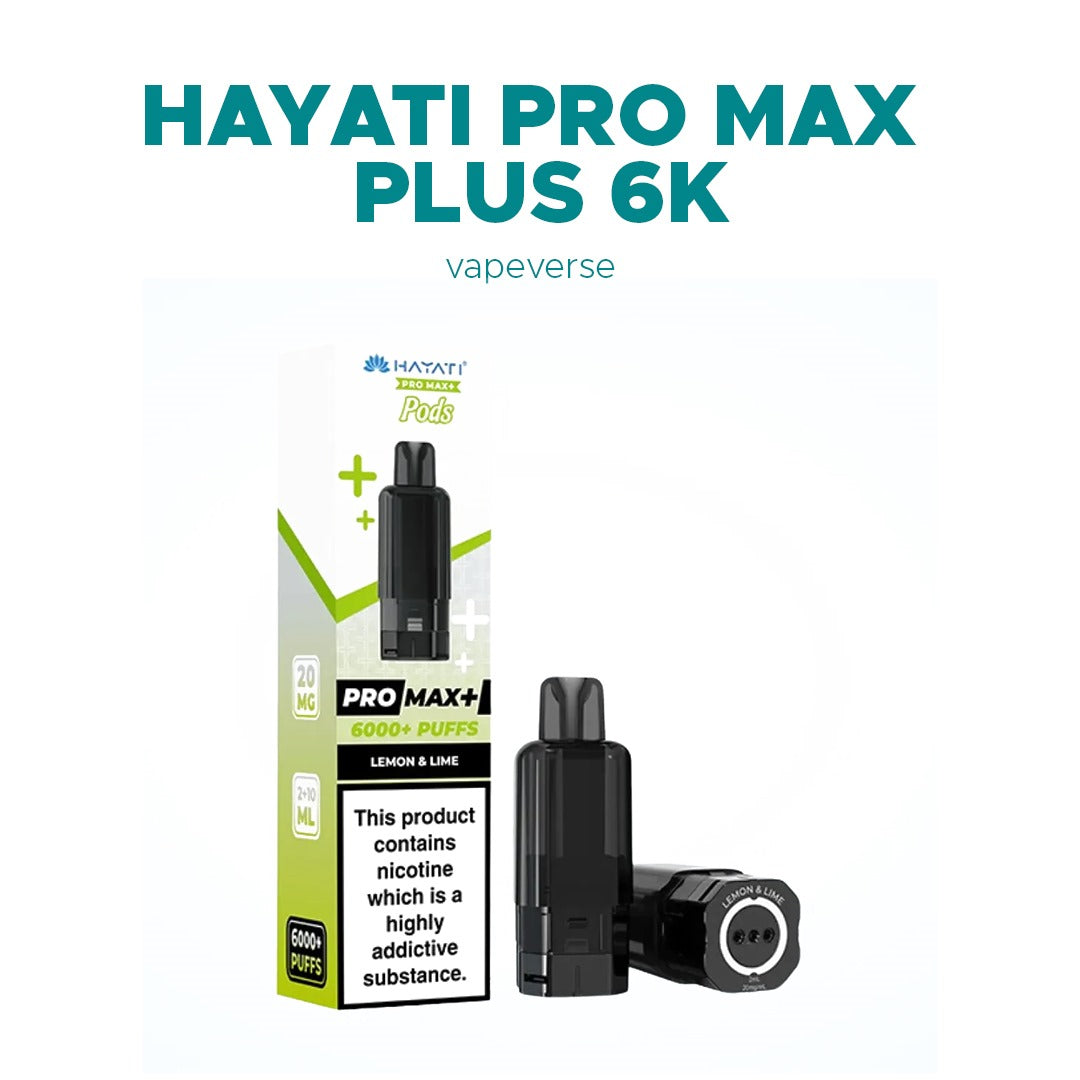 Hayati Pro Max Plus 6K refill Pods 