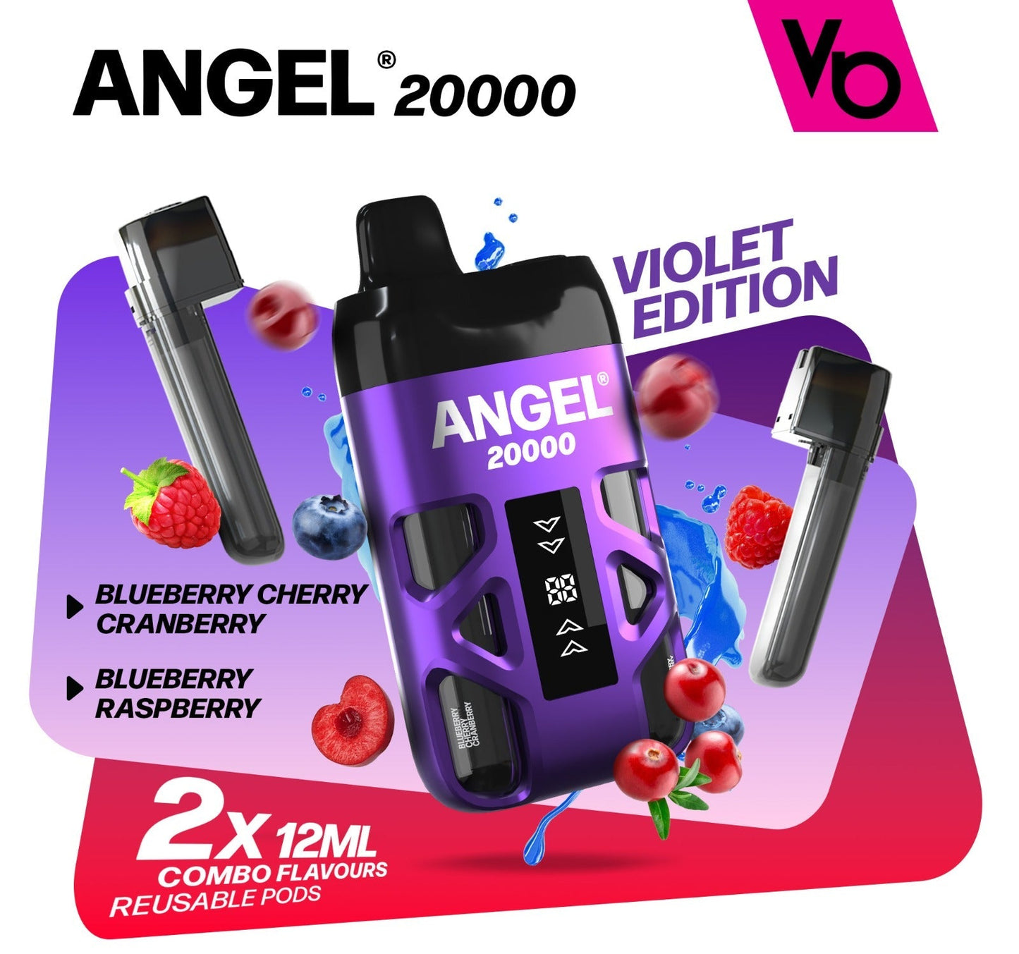 Vapes Bars Angel 20k, 20000 Puffs Prefilled Pod Kit - Starting From £10.79