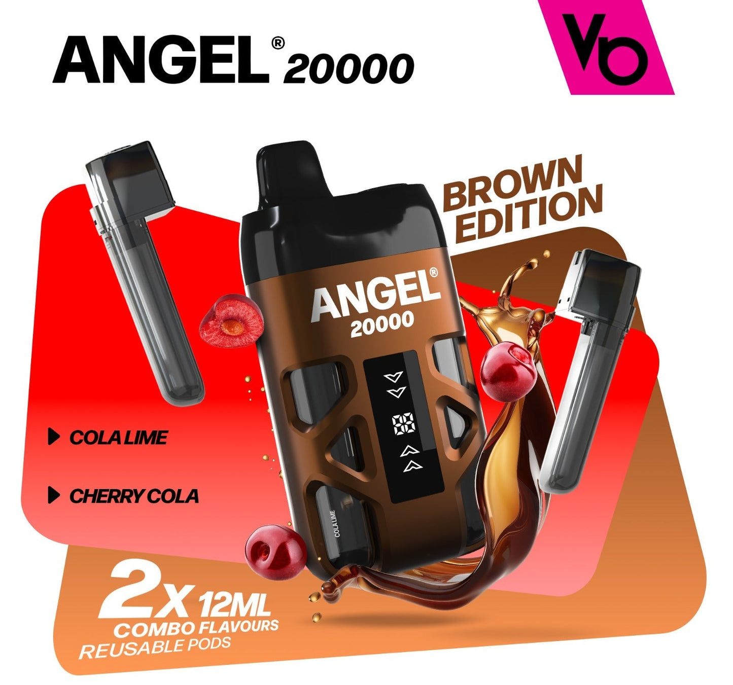 Vapes Bars Angel 20k, 20000 Puffs Prefilled Pod Kit - Starting From £10.79