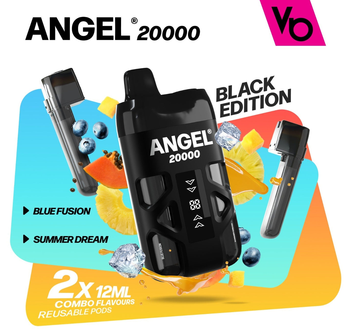 Vapes Bars Angel 20k, 20000 Puffs Prefilled Pod Kit - Starting From £10.79