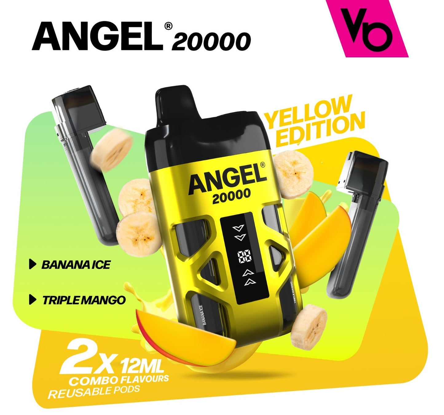 Vapes Bars Angel 20k, 20000 Puffs Prefilled Pod Kit - Starting From £10.79