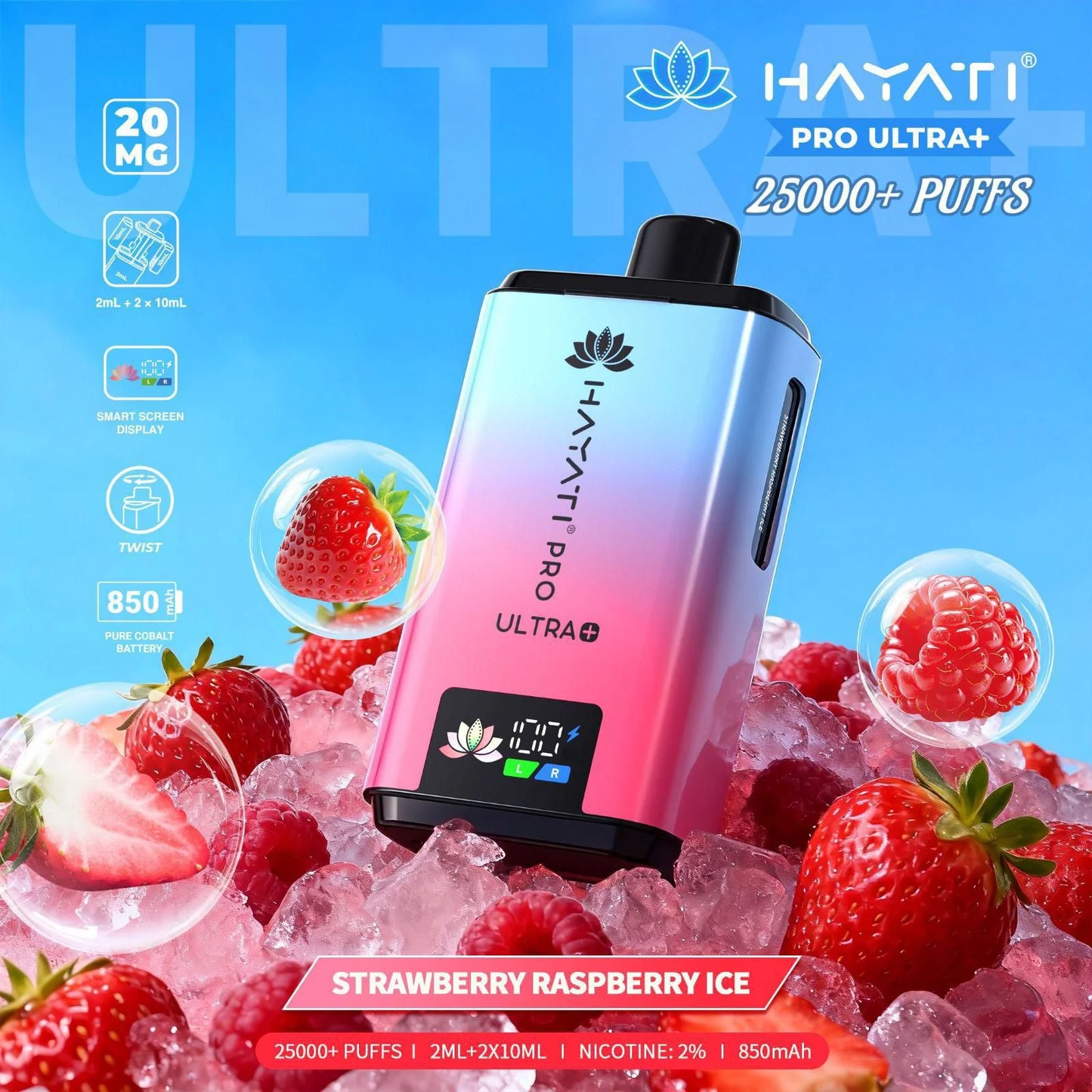 Hayati Pro Ultra Plus 25000 Puffs Prefilled Pod Kit - From £9.99