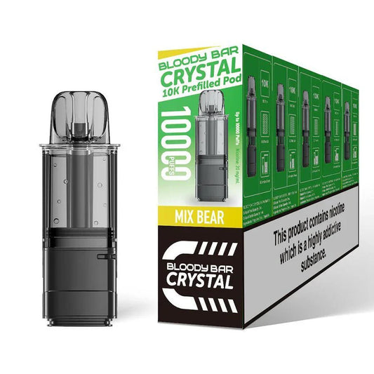 Bloody Bar Crystal 10K Prefilled Refill Pod mix bear
