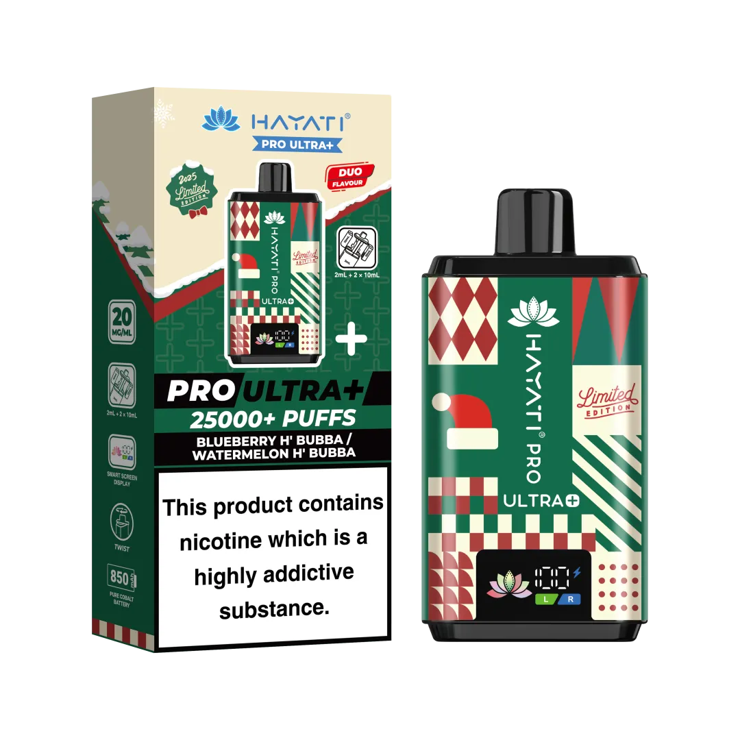 Hayati Pro Ultra Plus 25000 Puffs Prefilled Pod Kit - From £9.99