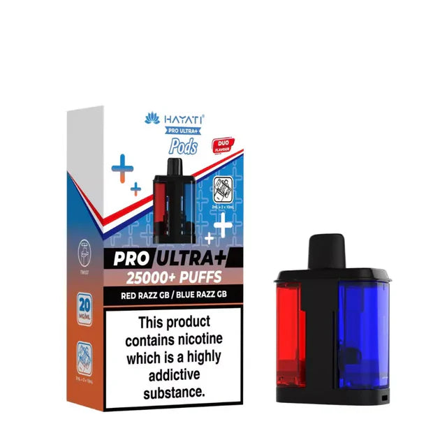 Hayati Pro Ultra Plus 25k Prefilled Refill Pod - Form £6.95